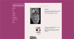 Desktop Screenshot of agnesdesarthe.com